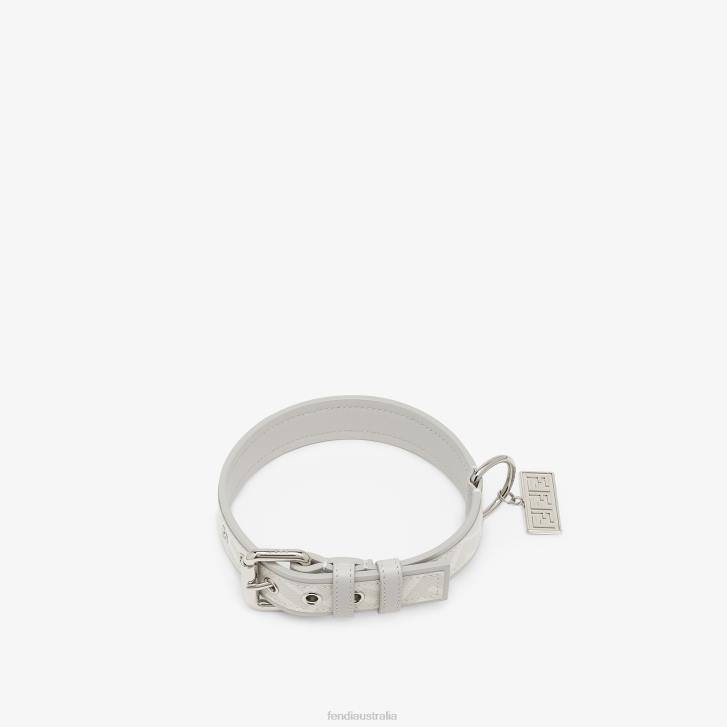 Men Accessories Fendi HP0B333 Fabric Collar White