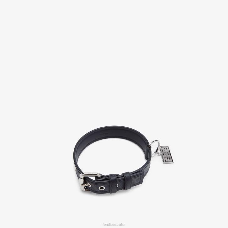 Men Accessories Fendi HP0B447 Fabric Collar Black