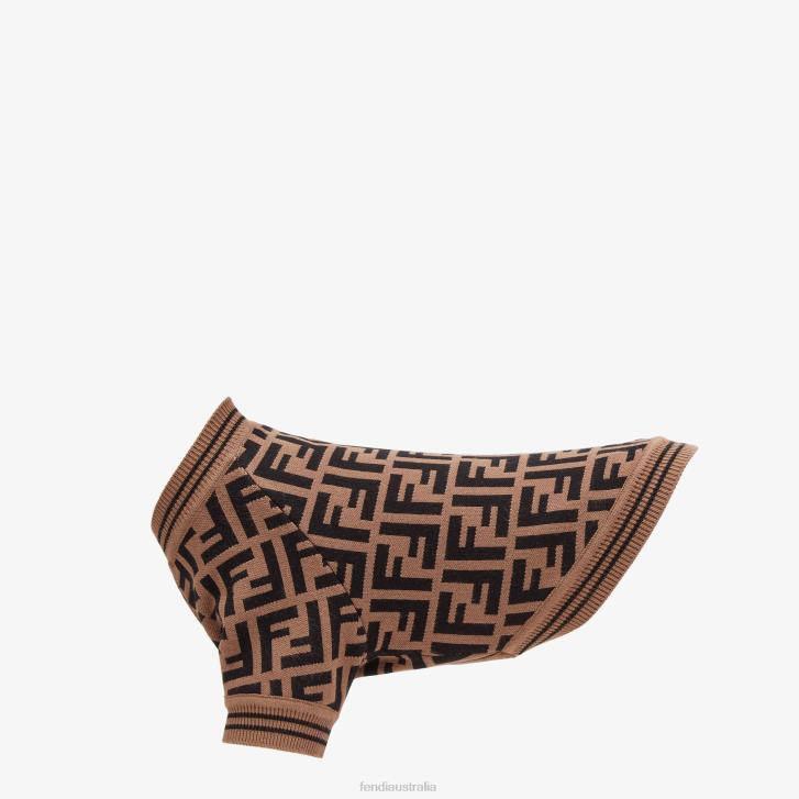 Men Accessories Fendi HP0B485 Jersey Jumper Brown
