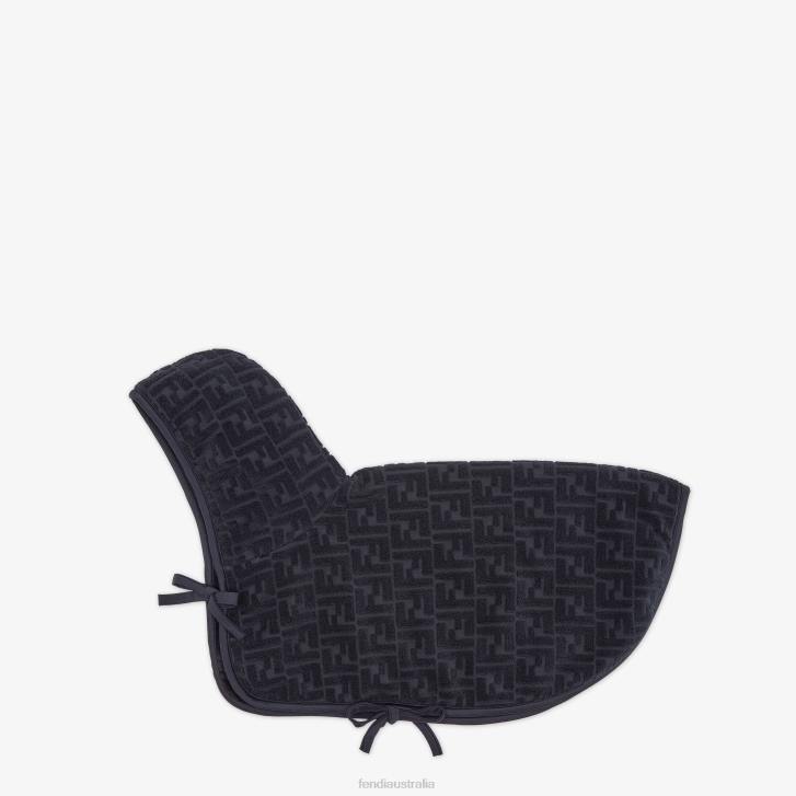 Men Accessories Fendi HP0B487 Terry Bathrobe Black