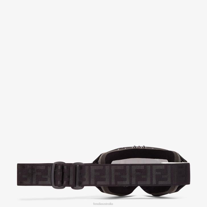 Men Accessories Fendi HP0B2208 Ski Goggles Black