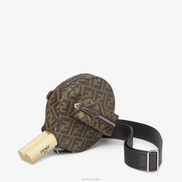 Men Accessories Fendi HP0B2502 Fabric Table Tennis Set Brown