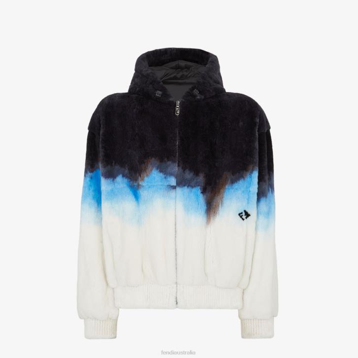 Men Apparel Fendi HP0B2084 Mink Blouson White