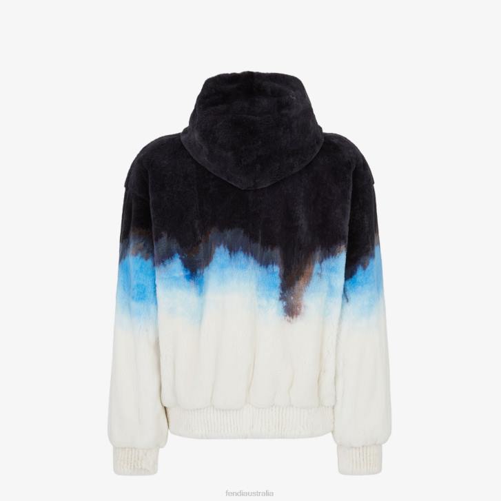 Men Apparel Fendi HP0B2084 Mink Blouson White