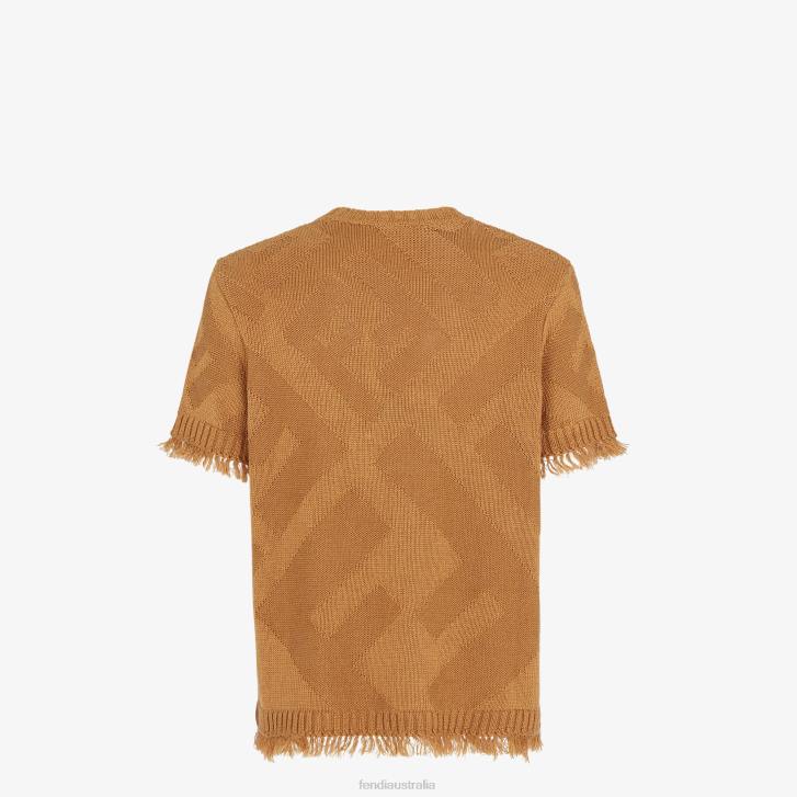 Men Apparel Fendi HP0B2043 Cotton Sweater Brown