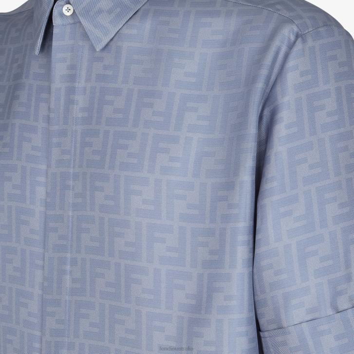 Men Apparel Fendi HP0B1948 Silk Shirt Light blue