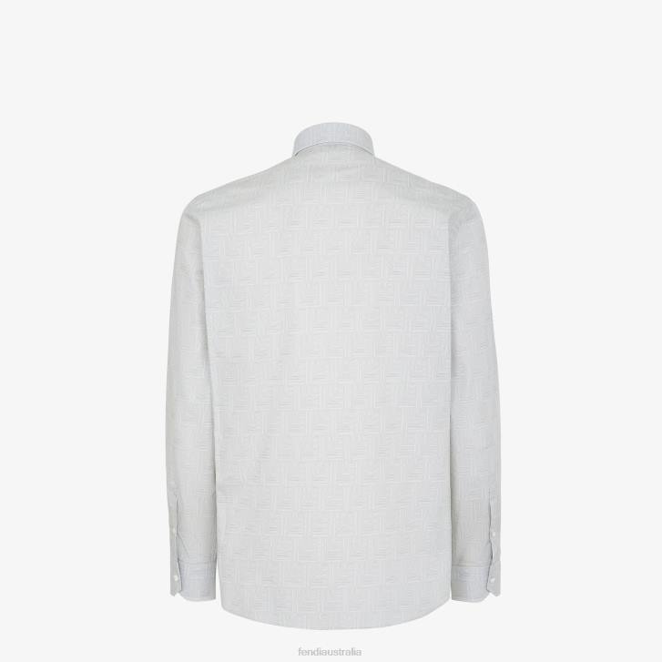 Men Apparel Fendi HP0B1979 Cotton Shirt Beige