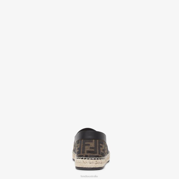 Men Shoes Fendi HP0B2258 Fabric Espadrilles Brown