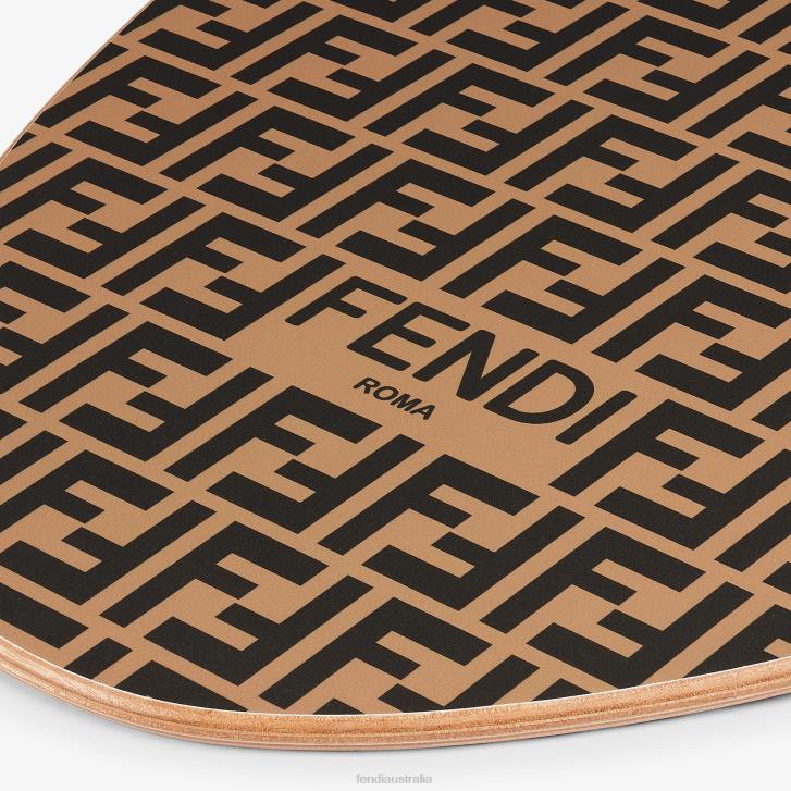 Women Accessories Fendi HP0B331 FF Wooden Board Brown