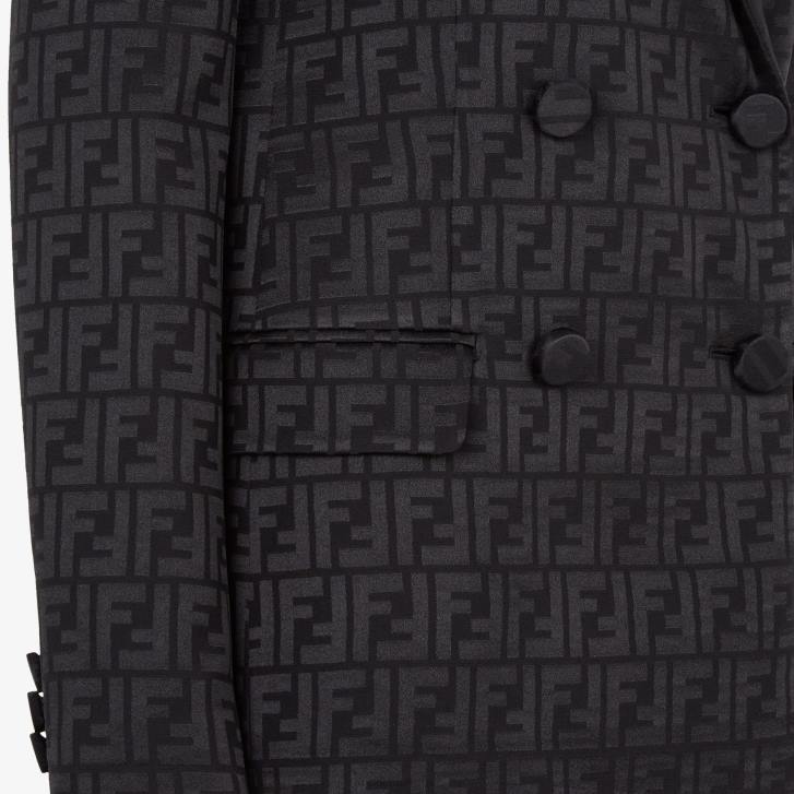 Women Apparel Fendi HP0B1131 Silk Jacket Black