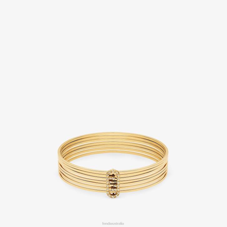 Women Jewelry Fendi HP0B1674 O'Lock Bracelet Gold