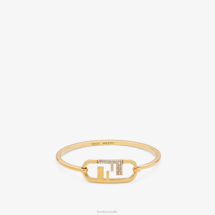 Women Jewelry Fendi HP0B1679 O'Lock Bracelet Gold