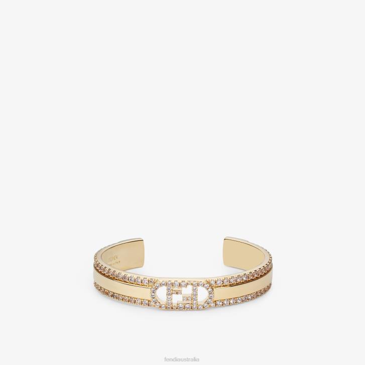 Women Jewelry Fendi HP0B1684 O'Lock Bracelet Gold