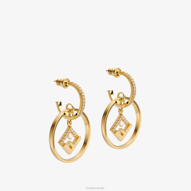 Women Jewelry Fendi HP0B1610 Forever Earrings Gold