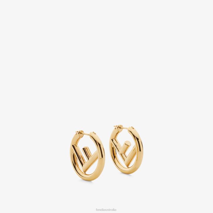 Women Jewelry Fendi HP0B1616 F Is Earrings Gold