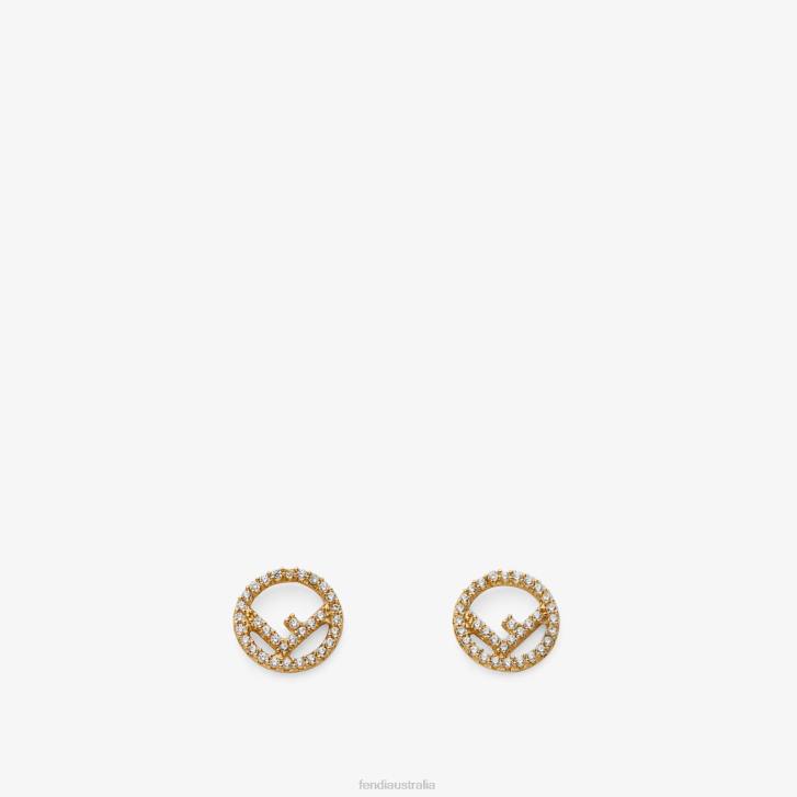 Women Jewelry Fendi HP0B1617 F Is Earrings Gold
