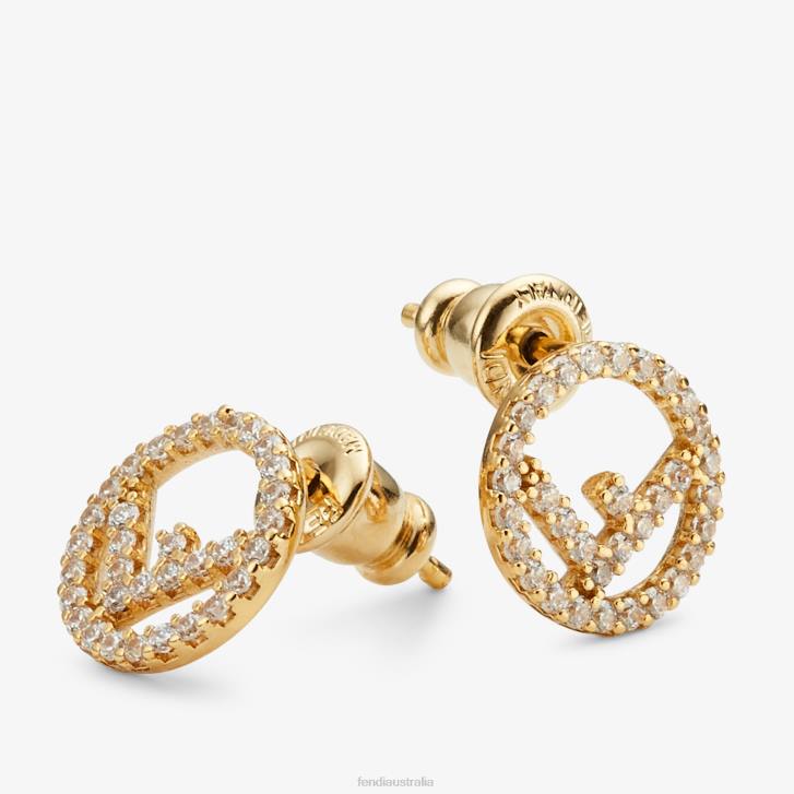 Women Jewelry Fendi HP0B1617 F Is Earrings Gold