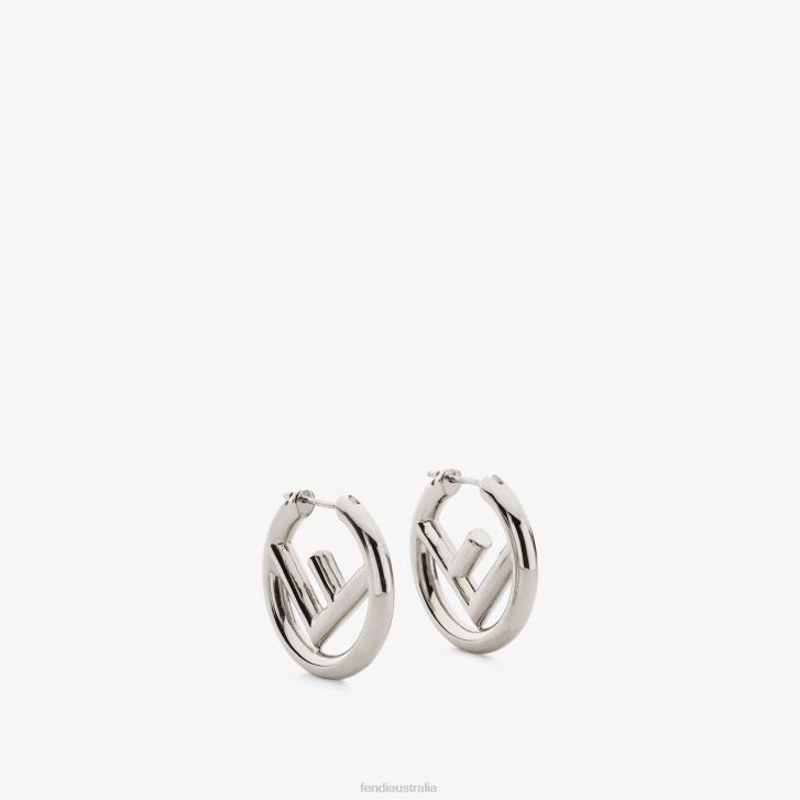 Women Jewelry Fendi HP0B1621 Palladiumearrings Silver