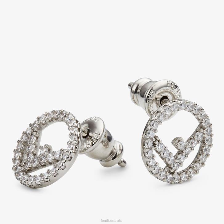 Women Jewelry Fendi HP0B1628 Palladiumearrings Silver