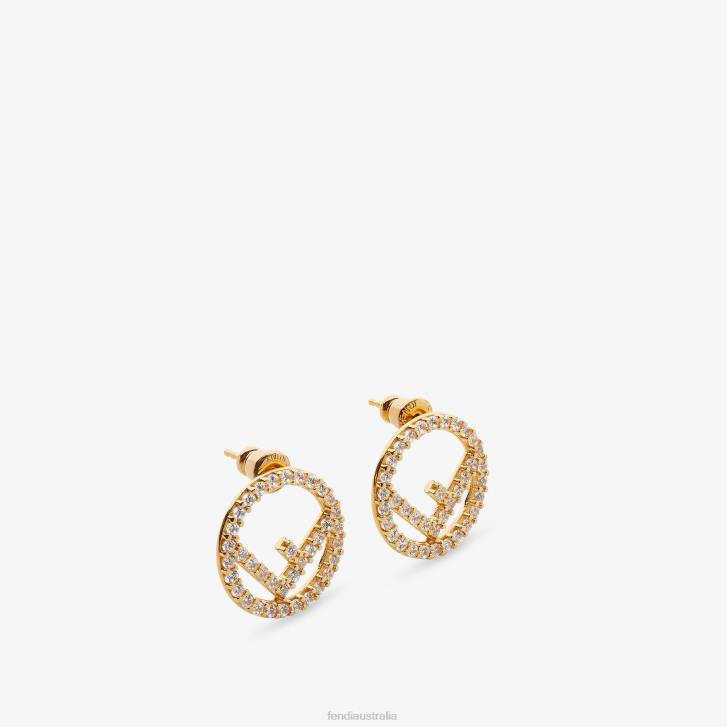 Women Jewelry Fendi HP0B1631 F Is Earrings Gold