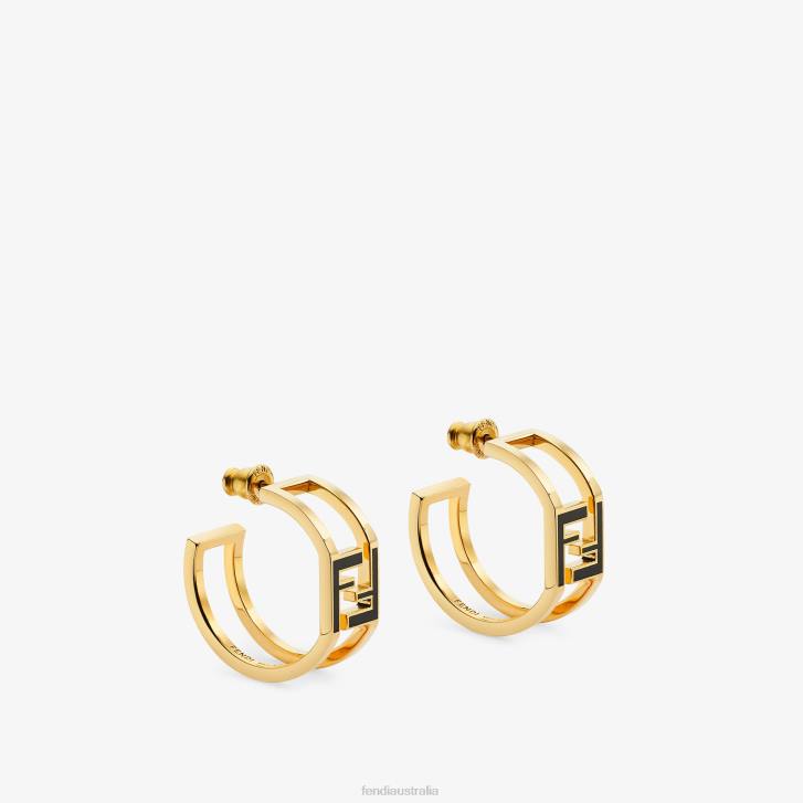 Women Jewelry Fendi HP0B1645 Forever Earrings Gold