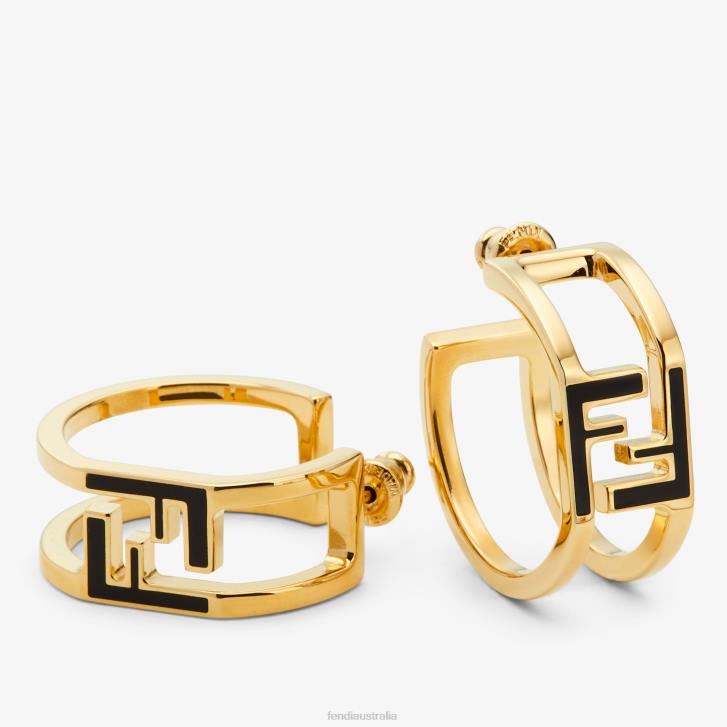 Women Jewelry Fendi HP0B1645 Forever Earrings Gold