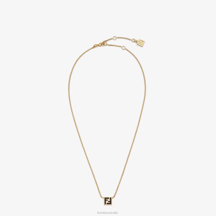 Women Jewelry Fendi HP0B1653 Forever Necklace Gold