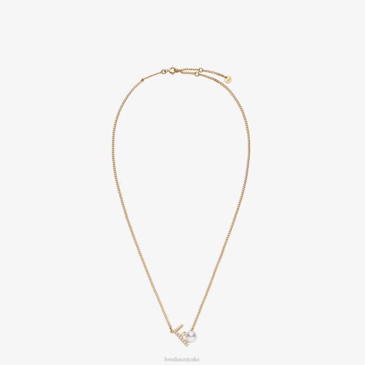 Women Jewelry Fendi HP0B1713 First Necklace Gold