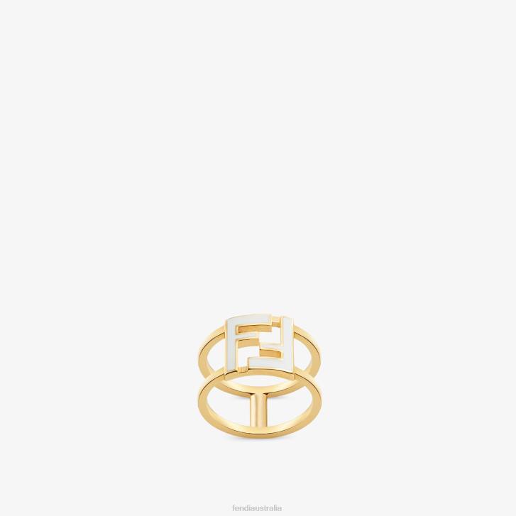 Women Jewelry Fendi HP0B482 Forever Ring Gold