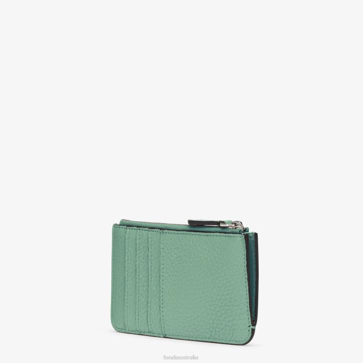 Women Accessories Fendi HP0B1549 Mint Leather Pouch Green