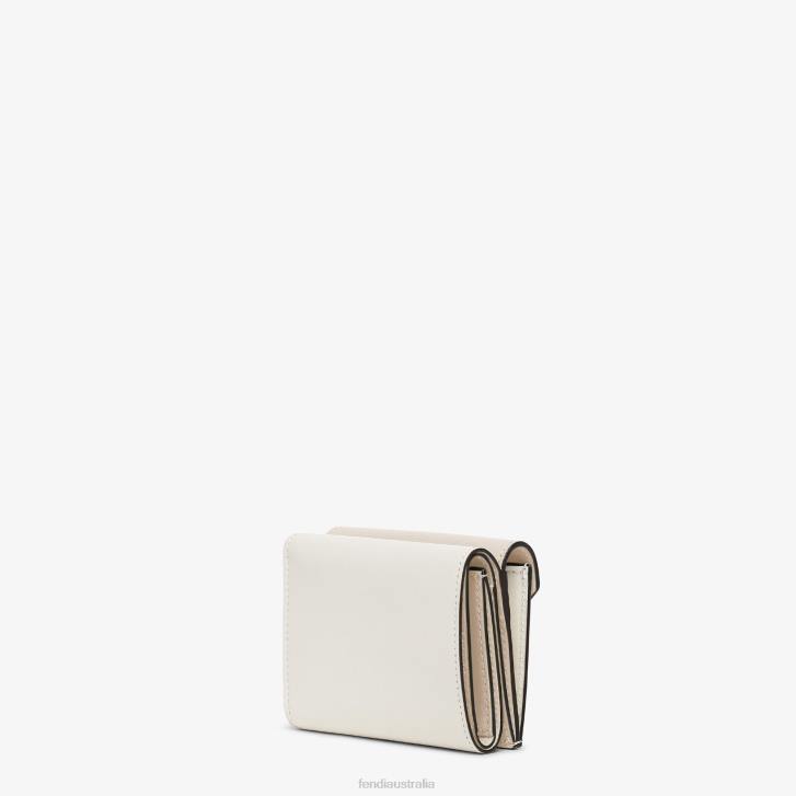 Women Accessories Fendi HP0B1408 Two-Tone And Camellia Leather Wallet Pink