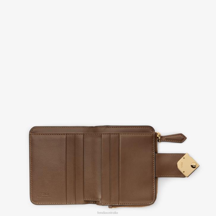 Women Accessories Fendi HP0B1412 FF Leather Wallet White