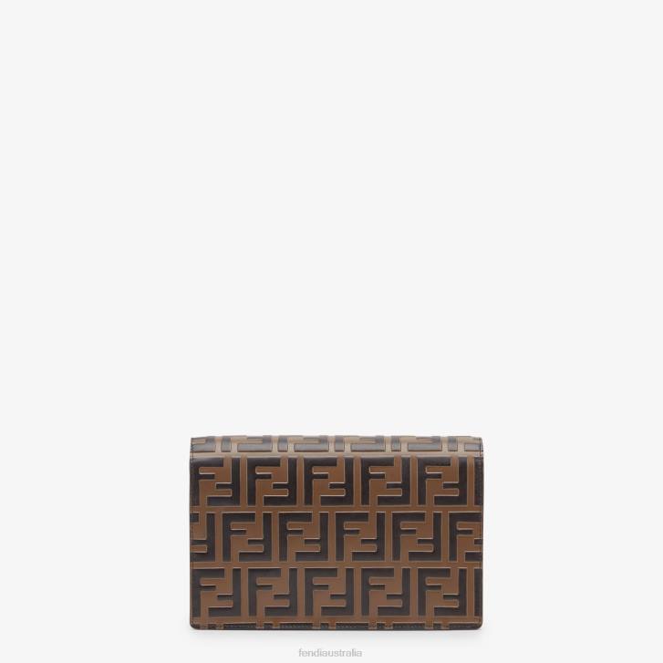 Women Accessories Fendi HP0B1601 Leather Mini Bag Black