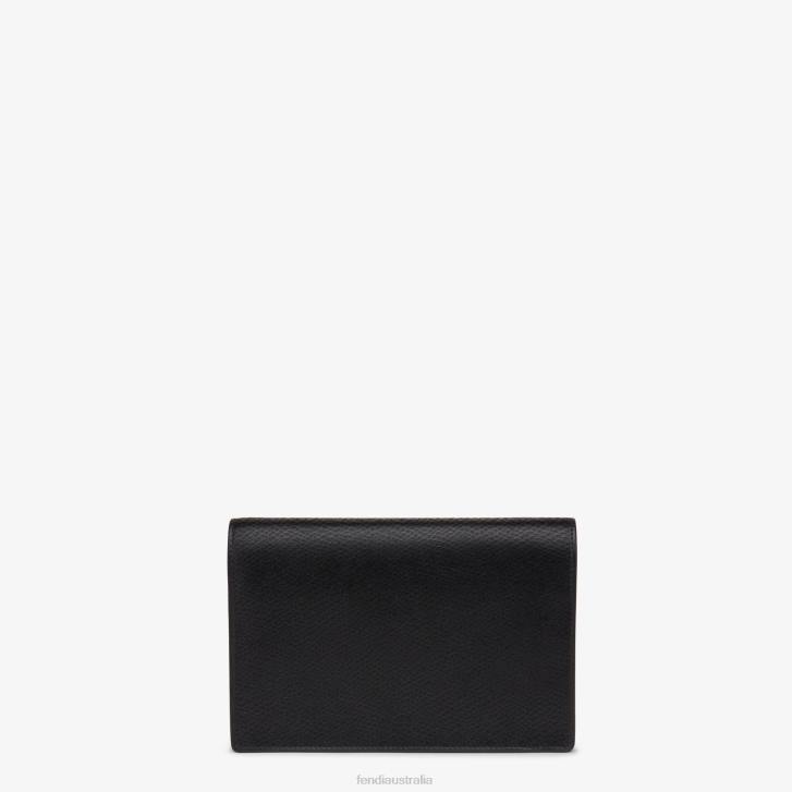 Women Accessories Fendi HP0B1606 Leather Mini Bag Black